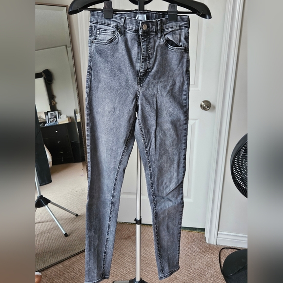 Topshop Jamie TALL skinny jeans grey size 28x36 - Picture 3 of 3